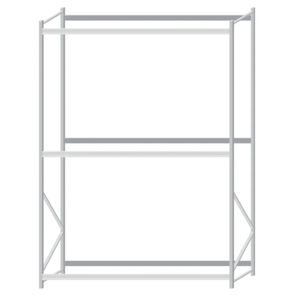 Стеллаж грузовой 3000х2000х800, 3 яруса без настила