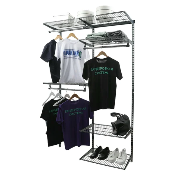 Гардеробная система Optima G120 графит