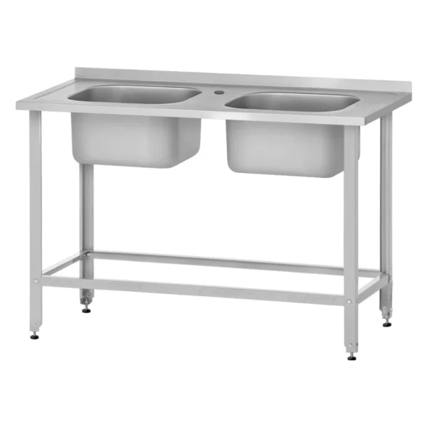 Ванна моечная ВМЦб 1200 «Base» м/о 400x400x250/2 (ножка угловая)