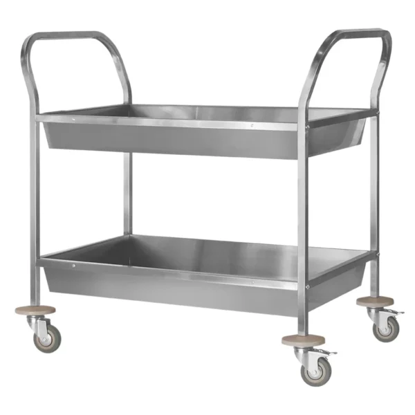 Тележка для сбора посуды ТДПп 900x600x860 «Profi Inox» (2 уровня)