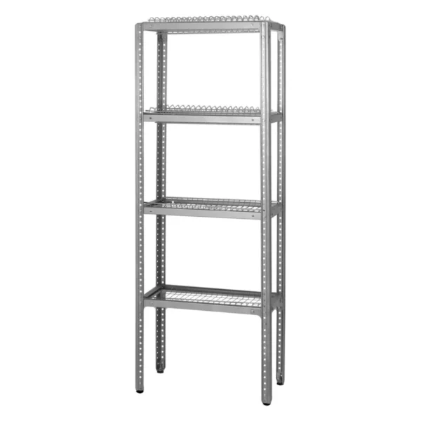 Стеллаж для сушки посуды ССПб 1600x1000x300 «Base» (сетки «стаканы» 4 шт.)