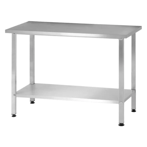 Стол производственный СПРн «Norma Inox» 1000x600 (полка сплошная, ножка профильная)