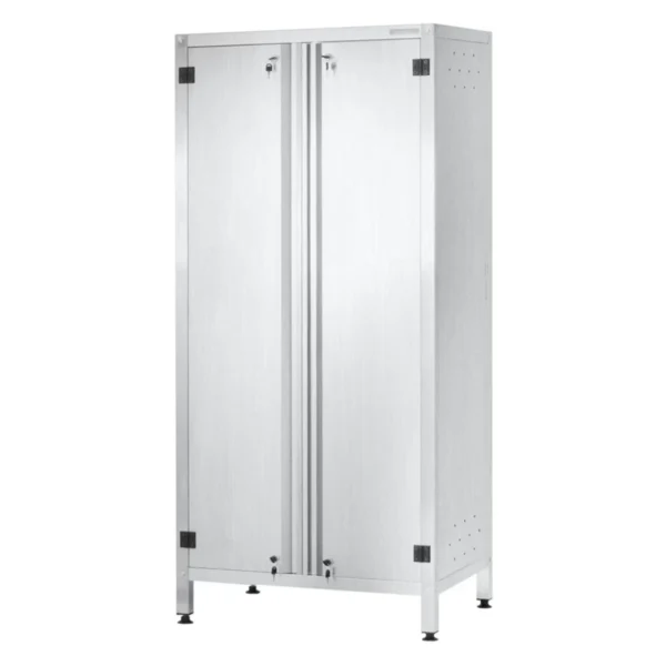Шкаф кухонный ШЗКп 1800x1200x500 Profi Inox (двери распашные, 2 сплошные полки)