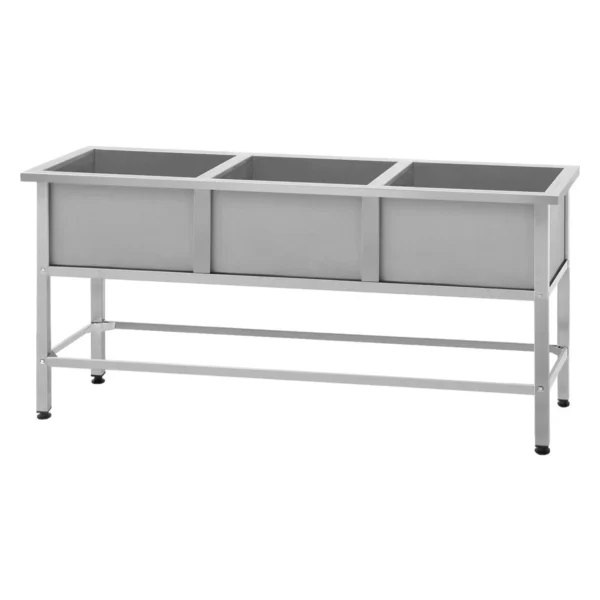 Ванна моечная ВМСн 530/3 «Norma Inox» (ножка профильная)