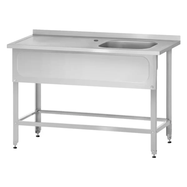 Ванна с рабочей поверхностью РПЦн 1200 «Norma Ral» м/о 500x400x250 (правая , ножка угловая)