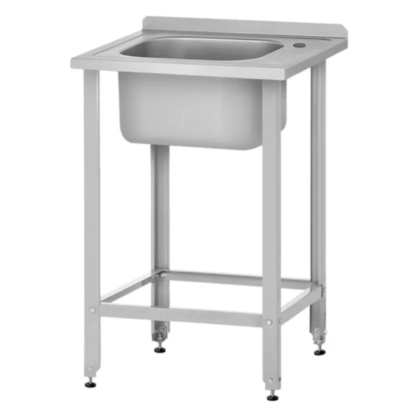 Ванна моечная ВМЦб 600 «Base» м/о 400x500x250 (ножка угловая)