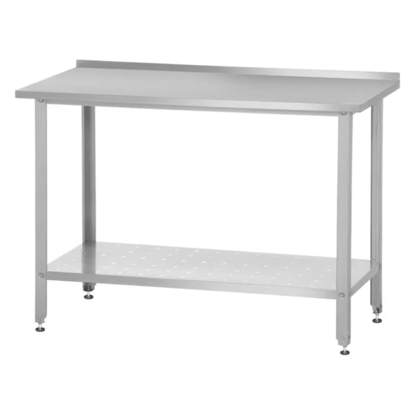 Стол производственный СПРб «Base» 600x600 (с бортом, ножка угловая)