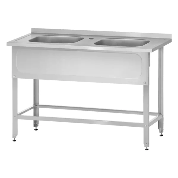 Ванна моечная ВМЦн 1200 «Norma Zn» м/о 400x400x250/2 (ножка угловая)