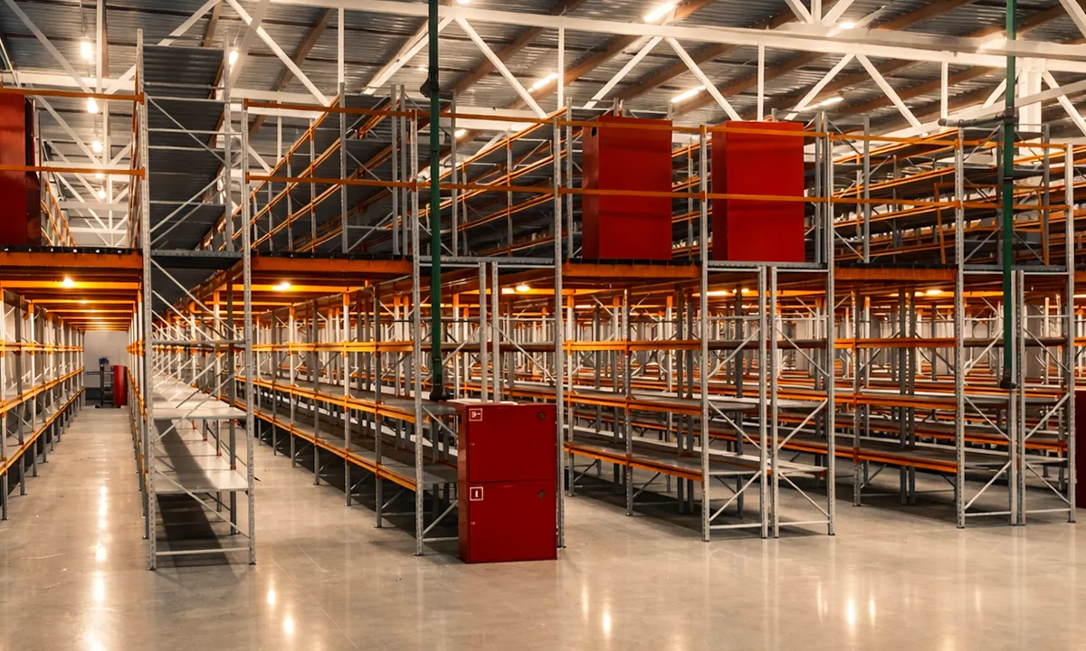 Многоуровневые стеллажи